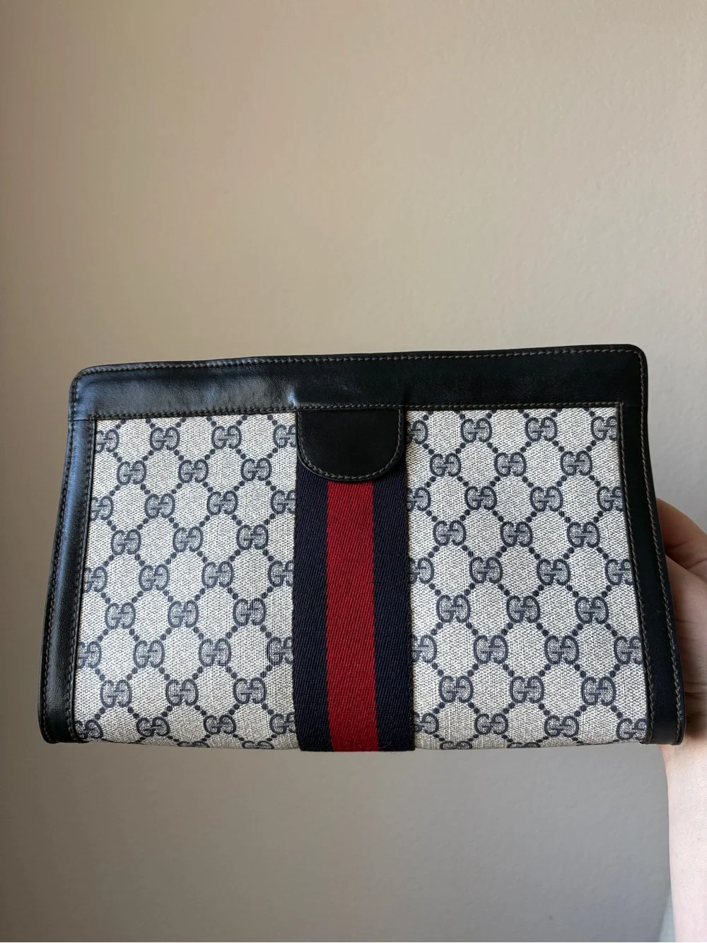 Gucci Parfums Sherry Line Clutch Bag, vintage